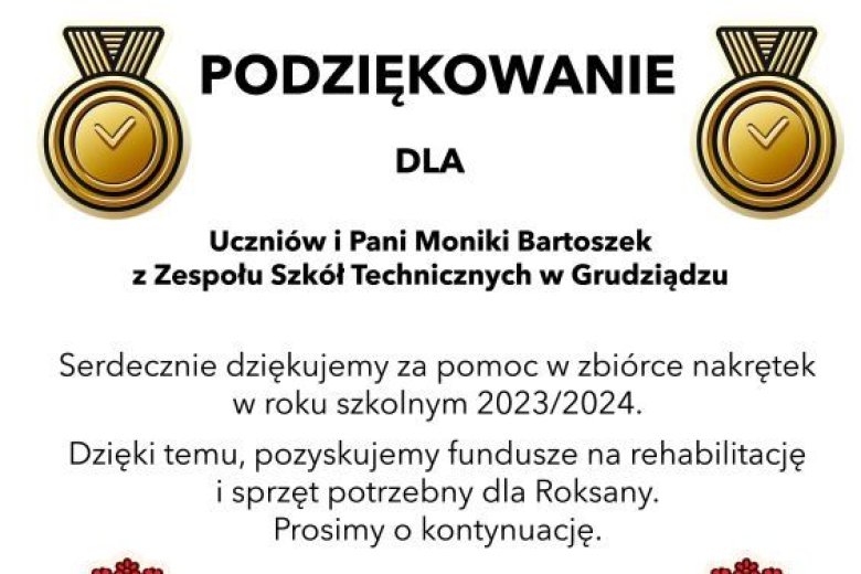Podziękowanie