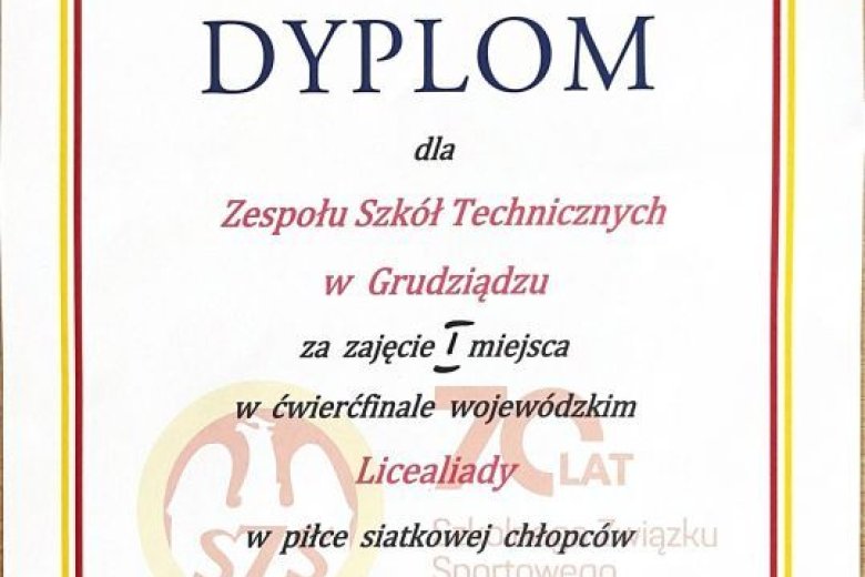 Ćwierćfinał Licealiady piłki siatkowej chłopców