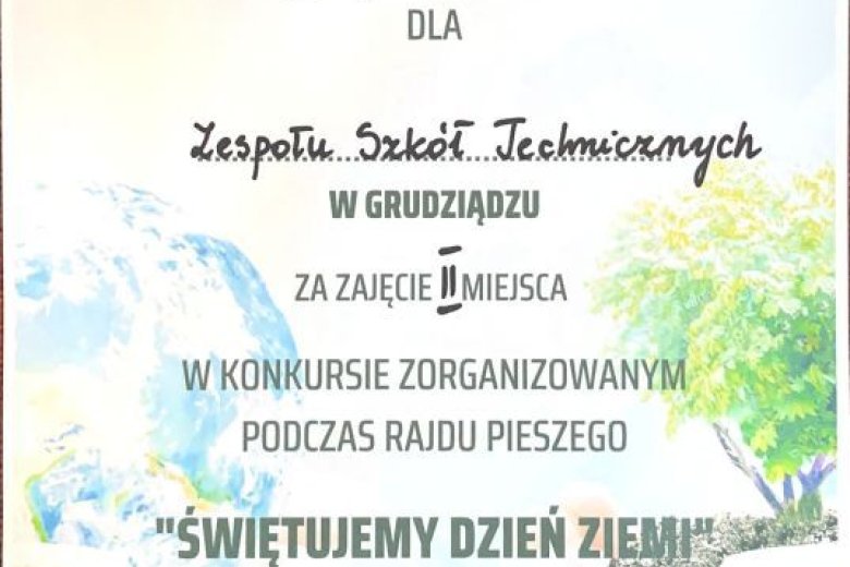 Rajd Pieszy Świętujemy Dzień Ziemi